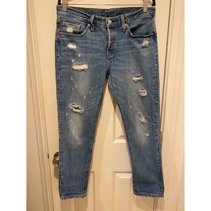 Levi’s Distressed 501 t Jeans